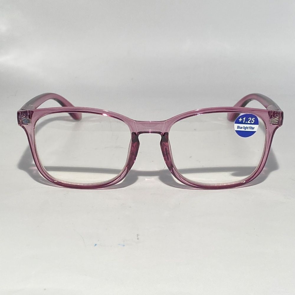 1477 Colette 1.25 Raspberry Reading Glasses Soft Butterfly Readers NWT - Picture 3 of 9